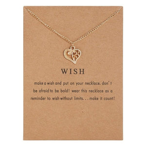 Rinhoo With Card gold Alloy Necklace Lotus Lucky Elephant butterfly dragonfly Three Circle Fashion Necklace women jewelry gift