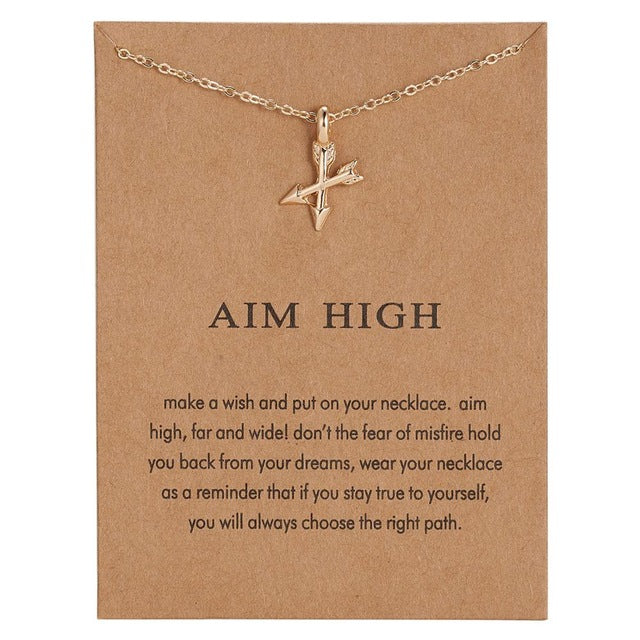 Rinhoo With Card gold Alloy Necklace Lotus Lucky Elephant butterfly dragonfly Three Circle Fashion Necklace women jewelry gift