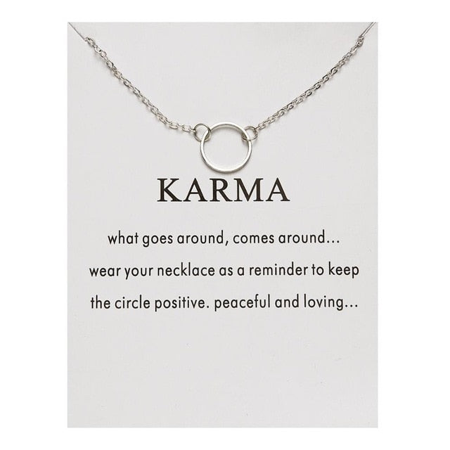 Rinhoo With Card gold Alloy Necklace Lotus Lucky Elephant butterfly dragonfly Three Circle Fashion Necklace women jewelry gift