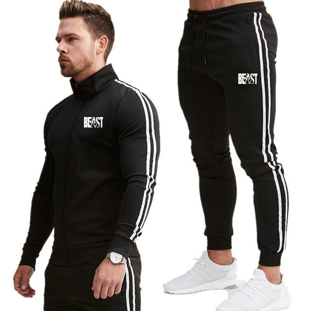 Running Set Suits Men's Tracksuit Sports Suit Gym Fitness Skinny Clothes Running Jogging Sport Wear Exercise Workout sets