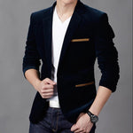 New Arrival Luxury Men Blazer New Spring Fashion Brand High Quality Cotton Slim Fit Men Suit Terno Masculino Blazers Men