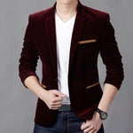 New Arrival Luxury Men Blazer New Spring Fashion Brand High Quality Cotton Slim Fit Men Suit Terno Masculino Blazers Men