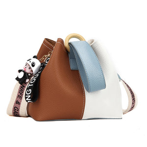 Solid Color Bucket Bags For Women 2020 Luxury Quality Handbags Lady Fashion Shoulder Crossbody Messenger Bag Hand Bag