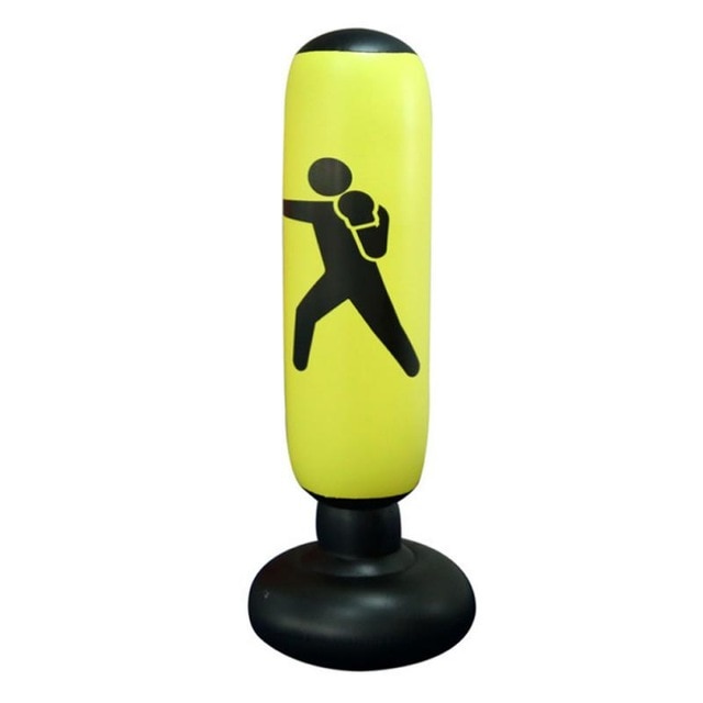Boxing Punching Bag Inflatables Fitness Equipment MMA Training Taekwondo Punching Bag Venting Hit Boxing Bag Stand Weight