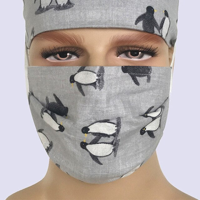 sanxiaxin surgical Pharmacy medical Scrub surgery Caps Nurse hat Unisex Medical Scrub Clinic Dental doctor hat  surgical cap