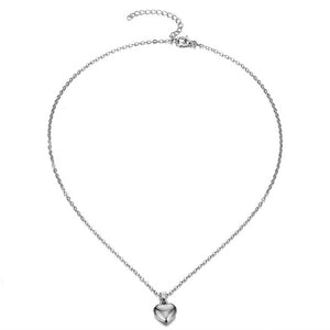 Crystal Heart Necklace Pendant Female Short Gold Chain Necklace Pendant Necklace Crystal Heart Necklace Chocker neck