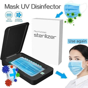 Mask Disinfection Machine, Portable UV Light Disinfection for Phone, Keys, Small Items