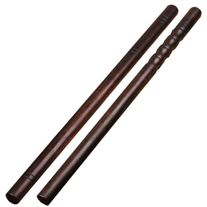 Black sandalwood Philippine short stick, gloomy wood tai chi stick whiplash wand vehicle martial arts kungfu wushu stick