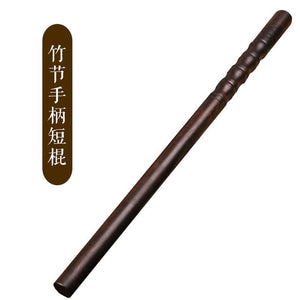 Black sandalwood Philippine short stick, gloomy wood tai chi stick whiplash wand vehicle martial arts kungfu wushu stick