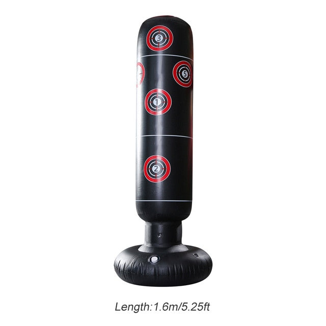 Boxing Punching Bag Inflatables Training Taekwondo Kids Punching Bag Venting Hit Boxing Bag Stand Weight Fitnes Equipment