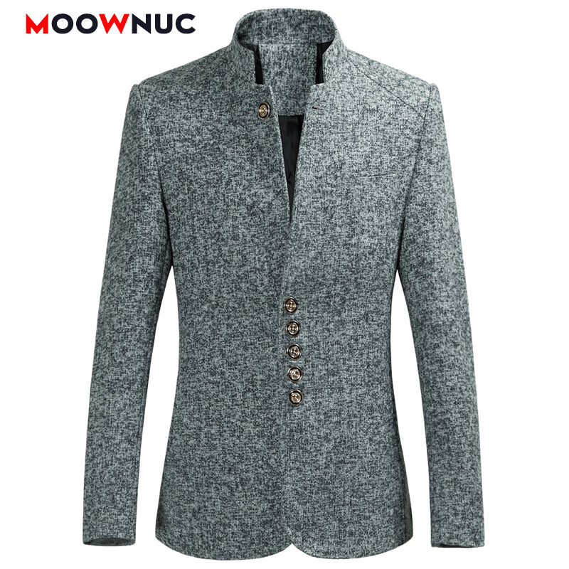 Blazers Men Hot Sale Spring 2020 Chinese style Autumn Casual Suits Large Size Male Fashion Suits High Quality Coat MOOWNUC 6XL