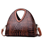 New Alligator Women Handbag Brand Luxury Leather Half Moon Women Shoulder Bags Designer Ladies Hand Bags Sac A Main Femme