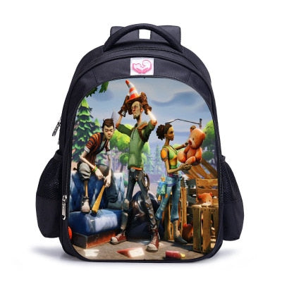 Fortnite fort night game around shoulder bag youth leisure sports backpack men and women students schoolbag travel backpack holi