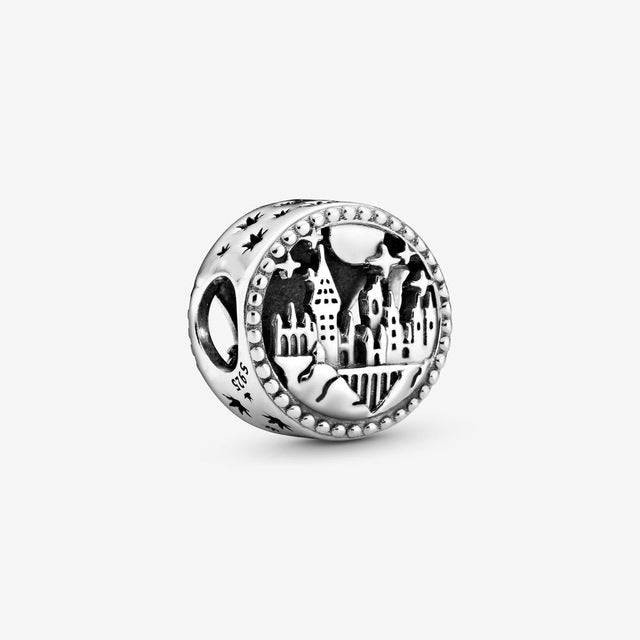 Harry style silver Dangle Charms round shape Fits Pandora bracelet necklace