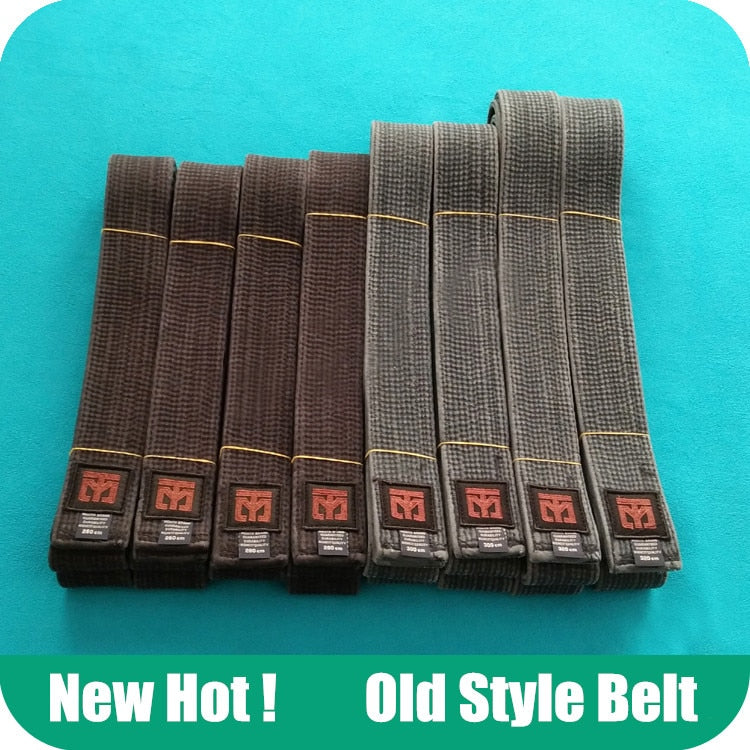MOOTO Taekwondo black belt 300cm320cm karate Judo suite belt 9 level 100% cotton washed out TKD belt 5cm width Trainer belt