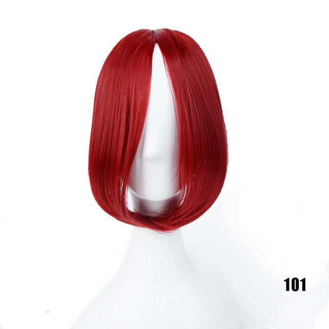 LVHAN air bangs pure bangs hair extension synthetic wig natural black light brown dark brown black high temperature fiber