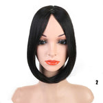 LVHAN air bangs pure bangs hair extension synthetic wig natural black light brown dark brown black high temperature fiber