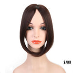 LVHAN air bangs pure bangs hair extension synthetic wig natural black light brown dark brown black high temperature fiber