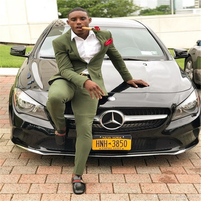 Custom Mens Suits Burgundy Red Suit Blazer Men Tuxedo Suit Jacket Men Suits for Wedding Slim Fit 2 Piece with Pants