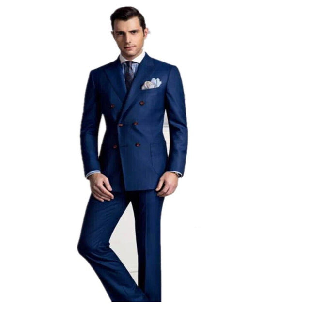 Custom Mens Suits Burgundy Red Suit Blazer Men Tuxedo Suit Jacket Men Suits for Wedding Slim Fit 2 Piece with Pants