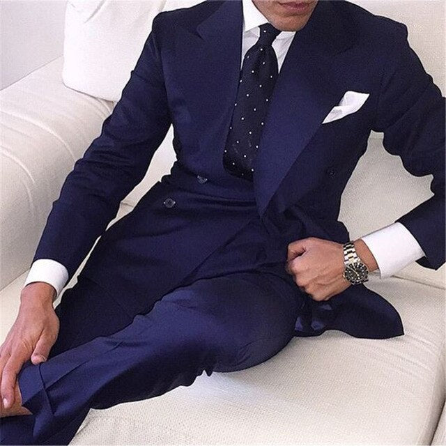 Custom Mens Suits Burgundy Red Suit Blazer Men Tuxedo Suit Jacket Men Suits for Wedding Slim Fit 2 Piece with Pants