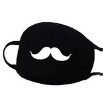 Black Mask for Female Male Face Mask Cotton Anime Mouth Mask Anti-dust Pollution Masks Cute Masker for Woman Man