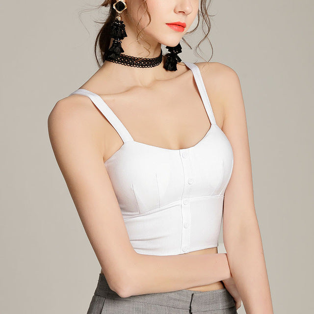 2020 Sexy Crop Top Cami Tank Top Women Female Slimming Movement Striped Top Cropped Tops Tank Elasticity Women Feminino Bustier