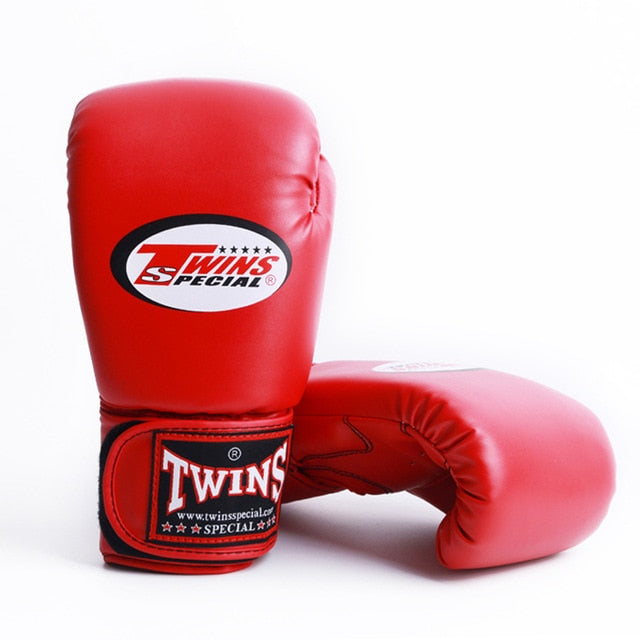 Men Women Kids a pair Boxing 8OZ 10OZ 12OZ 14OZ Twins Kick Boxing Gloves PU Leather Karate MMA Gloves Boxing Gloves Muay Thai A