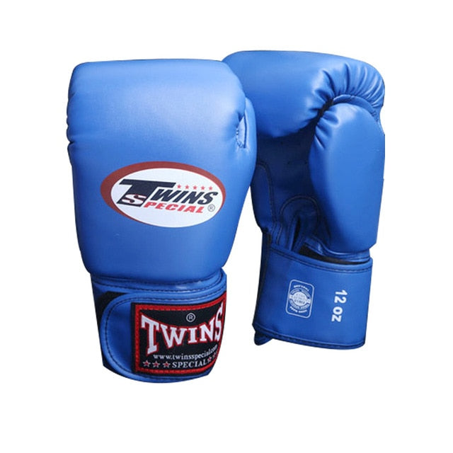 Men Women Kids a pair Boxing 8OZ 10OZ 12OZ 14OZ Twins Kick Boxing Gloves PU Leather Karate MMA Gloves Boxing Gloves Muay Thai A