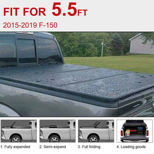 Tonneau Cover For Ford  F150 2015-2019 Truck Bed Cover Samger Ship From US
