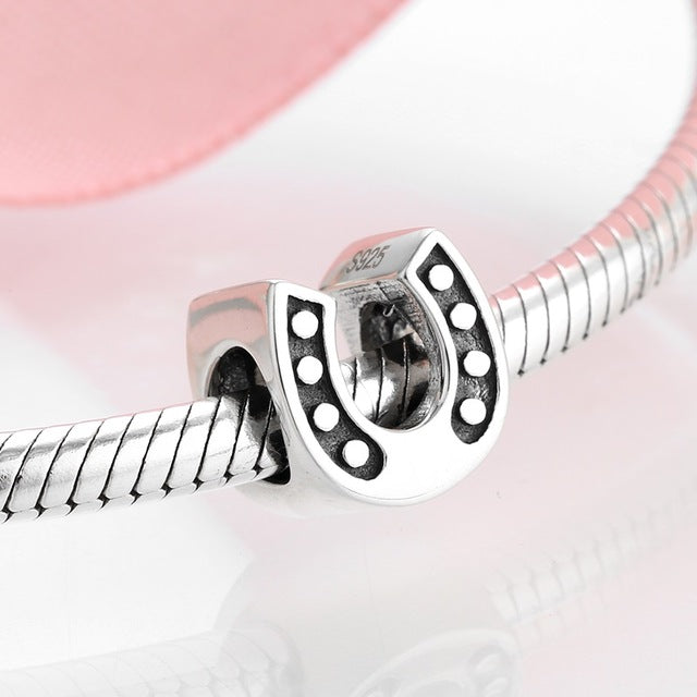 Fashion Flower Heart and Round Shape Charms Real 925 Sterling Silver Beads Fit Original Pandora Bracelet Bangles Jewelry making