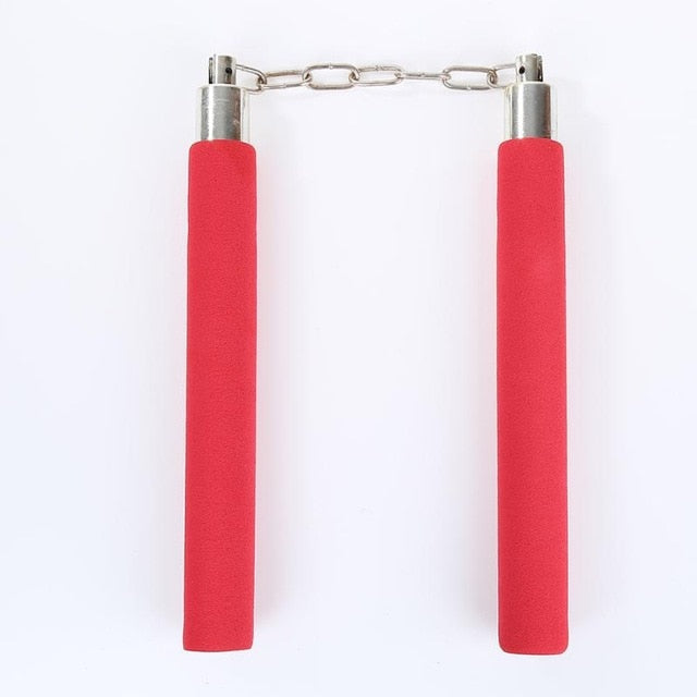 1pc Durable Hot Martial Art Foam Padded Safe Fitness Nunchakus For Children KungFu Beginners Training Tool