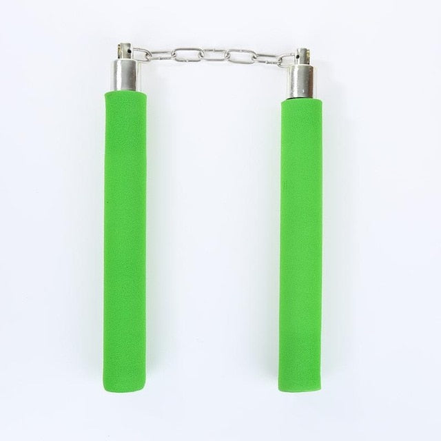 1pc Durable Hot Martial Art Foam Padded Safe Fitness Nunchakus For Children KungFu Beginners Training Tool