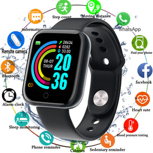 Smart Watch Y68 Fitness Tracker Sport Bracelet Smartwatch for Men Women Bluetooth Watch for ios Android relogio inteligente