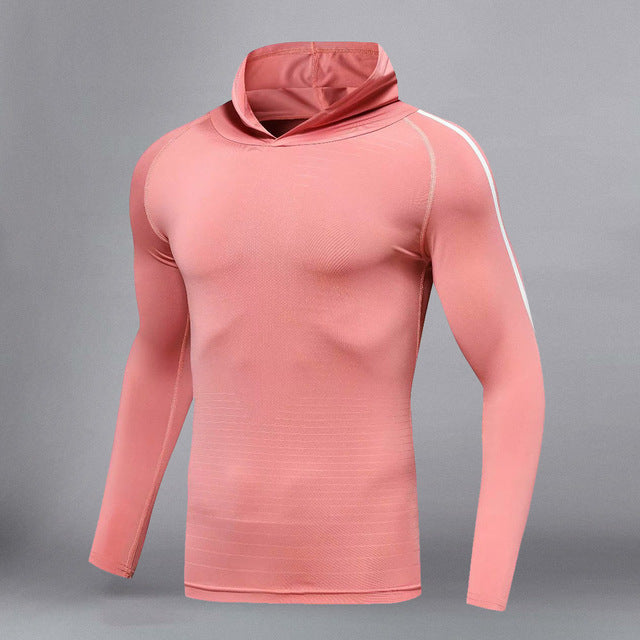 3pcs / set Men's Workout Sport Suit Gym Fitness Compression Clothes Running Jogging Sport Wear Exercise Workout Tights