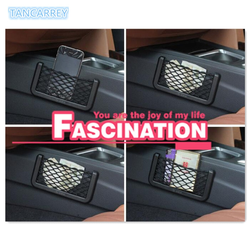 HOT SALE Car Storage net pocket FOR toyota chr focus 2 t-roc Chevrolet Nile ssangyong volkswagen touran xc90 lexus accessories