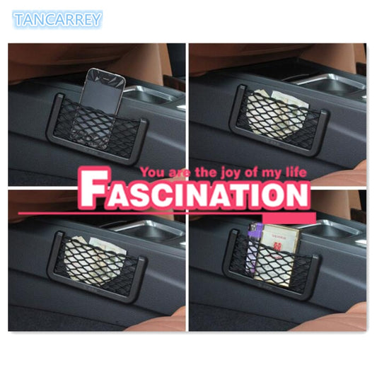 HOT SALE Car Storage net pocket FOR toyota chr focus 2 t-roc Chevrolet Nile ssangyong volkswagen touran xc90 lexus accessories