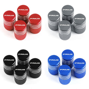 4pcs car-styling High quality aluminum colored alloy,  Decorative tire valve cap for Toyota Prius