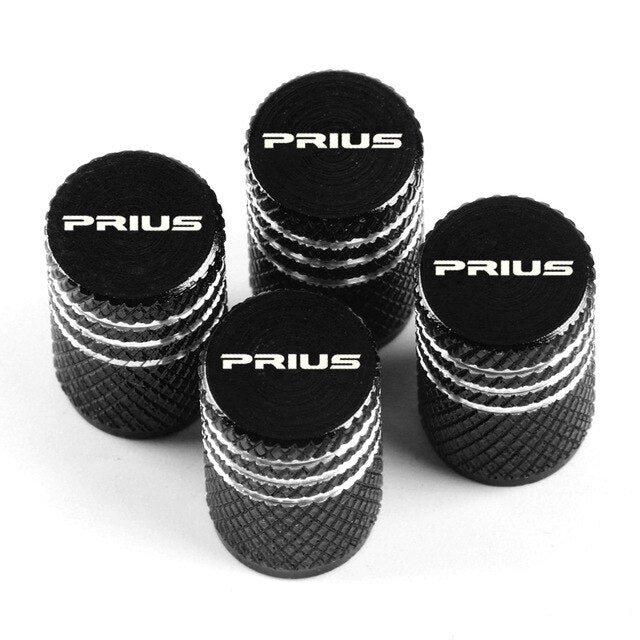 4pcs car-styling High quality aluminum colored alloy,  Decorative tire valve cap for Toyota Prius