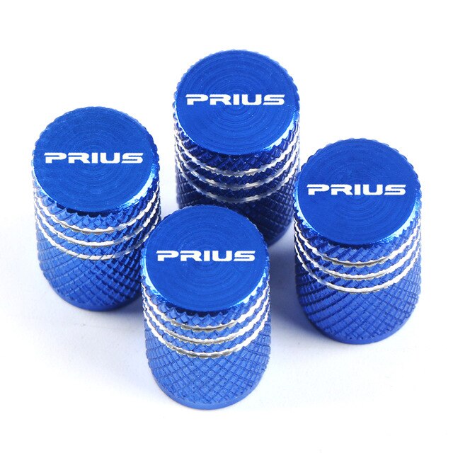 4pcs car-styling High quality aluminum colored alloy,  Decorative tire valve cap for Toyota Prius