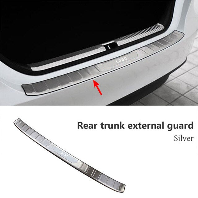Toyota Camry  2017 2018 Auto Car Rear Trunk Door Bumper Anti Scratch Strips