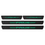 4pcs/set Car Door Sill waterproof Sticker Carbon Fiber Protective Sticker for Toyota Prius auris hilux Corolla Camry RAV4