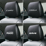 1pcs Interior accessories Universal Size Hot car headrest cover for Toyota corolla chr camry prado land cruiser rav 4 yaris