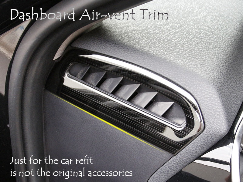 For Toyota Camry 2017 2018 XV70 Car Console Dashboard Air Conditioner Out-let Vent Frame Cover Sticker Trim Car Styling