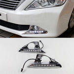Toyota Camry 2011-2014 Car LED DRL Daytime Running Light With Yellow Turn Signal Function Waterproof Hot Seller