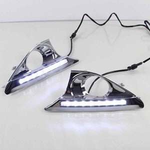 Toyota Camry 2011-2014 Car LED DRL Daytime Running Light With Yellow Turn Signal Function Waterproof Hot Seller