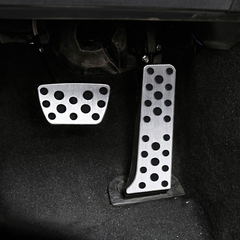 For Toyota Camry 2018 2019 AT Accessories Aluminum alloy Car Accelerator Gas Pedal Brake Pedal Cover Case