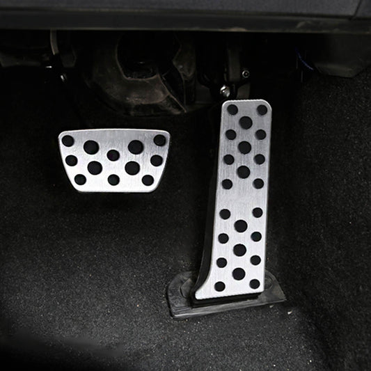 For Toyota Camry 2018 2019 AT Accessories Aluminum alloy Car Accelerator Gas Pedal Brake Pedal Cover Case