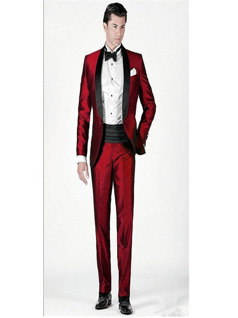 2018 White Double Breasted men wedding suits Blazer Skinny Tuxedo Custom kingsman Jacket mens suit terno Masculino jacket+pants
