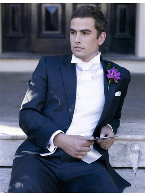 2018 White Double Breasted men wedding suits Blazer Skinny Tuxedo Custom kingsman Jacket mens suit terno Masculino jacket+pants